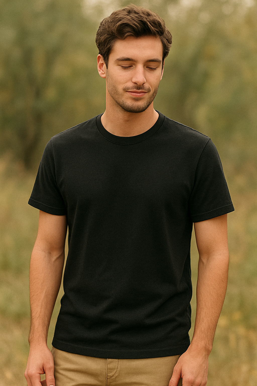 T-shirt Noir Homme