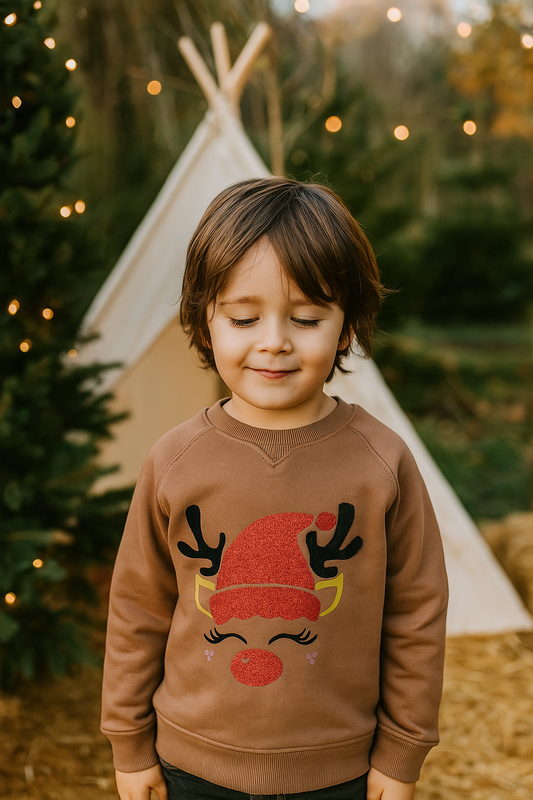 Sweat  Marron enfant Taille 8 /9 ans