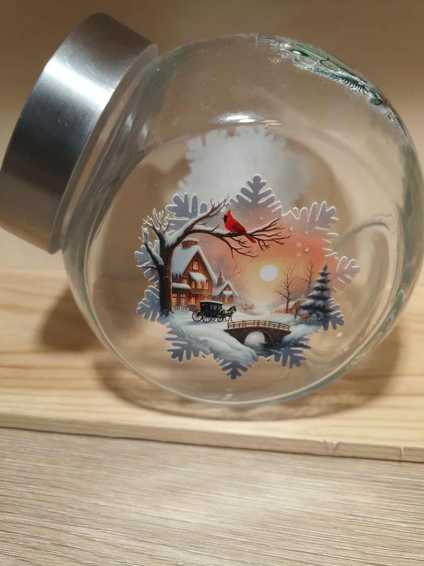 Bonbonnière Village enneigé