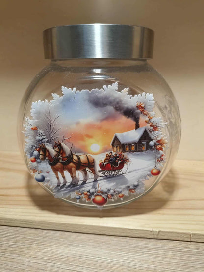 Bonbonnière Village enneigé