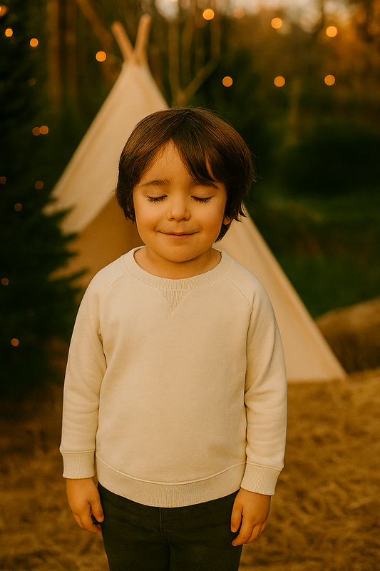 Sweat  Blanc cassé enfant